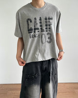 カーフプリントショートスリーブTシャツ