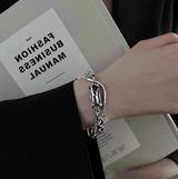 2TYPE [Ball Mix, Double Chain Mix] Layered Silver Bracelet
