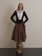 SHIRTS LAYERED TOP BLACK