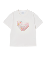 25FW WOMAN HEART DOUGHNUT SHORT SLEEVE T-SHIRT