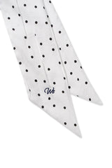 Dot slim scarf