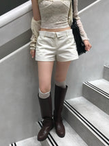 Monday Atelier Low Folding Cotton Shorts