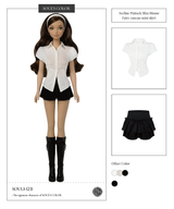 Aveline Pintuck Slim Blouse (3color)