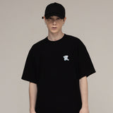 [UNISEX] Small Cloud Bear Smile Short Sleeve T-shirt