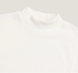 [MUSCLE FIT] Slit mock neck half knit(3color)