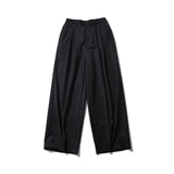 Dope two-tuck wide diagonal slacks