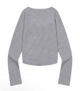 MARING EYELET LACE-UP CORSET LONG SLEEVE T (3COLOR)