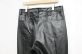 Semi Flare Leather Pants