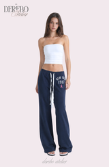 New York low-rise semi-boot casual pants