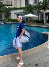 Liu Washing Cargo Banding Shorts