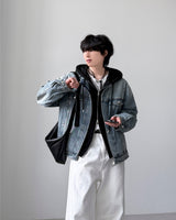 Mark Non Collar Denim Jacket