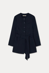 City Belted Jumpsuit_Navy