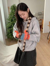 ヒメルドストライプニットマフラー