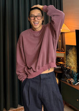 ピグメントクロップスウェットシャツ 7COLOR