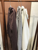 ネガティブスモールフィットフードジップアップ