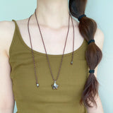 mocha jam star necklace