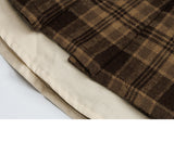 Teddy Belt Check Pleated Skirt 232425749