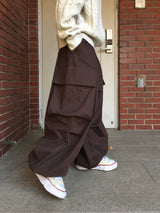 Leak Cotton Big Cargo Pants 3C