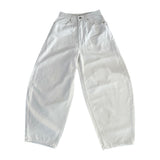 Steel Frame Metal Stud Balloon Fit Wide Long Pants (2 colors)