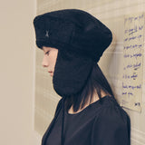 VA Stud Fly Wool Beret / Black