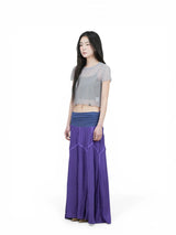 FOREST LONG SKIRT (PURPLE)