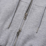Basic Two-Way Hood Zip-Up (2 Colors)