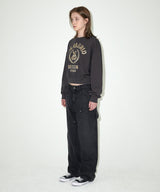 VINTAGE COLLEGE CROP SWEATSHIRT