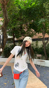 キューティアニマルショートスリーブTシャツ