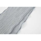STITCH SLIM MUFFLER-GRAY