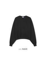 セミクロップド無地スウェット（5色展開）