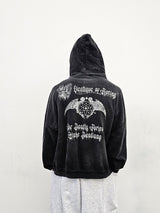 VENTIQUE ダークナイトウォッシングフーディー 1colors