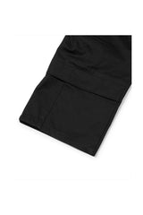 SIDE SNAP BACK LOGO PANTS (BLACK)