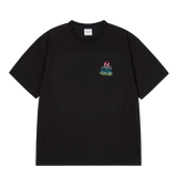 25SSグラデーションエイリアンショートスリーブTシャツ ブラック