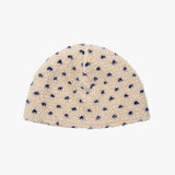 Dot dumble fleece beanie (ivory)