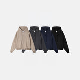 Active pigment hood jacket 4color