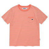 ユニモノチェリーストライプTシャツ [LIGHT ORANGE]