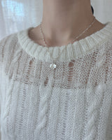 [925SILVER] BLOOM CLOVER NECKLACE