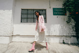Eyelet Patent Lace-up Open Toe Heel(Pink)