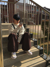 Leak Cotton Big Cargo Pants 3C