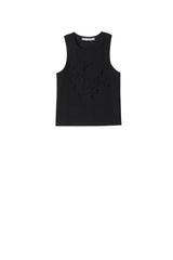 ROSE LACE SLEEVELESS /  BLACK