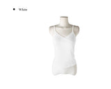 Menly Lace V-neck Ribbed Sleeveless