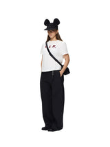 6CRAYON Rigid Coating Straight Black Pants with Side Pleats