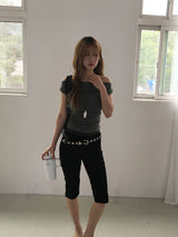 Summer halter layered T