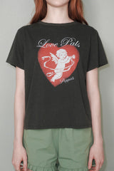 Calling Love T-shirt [Charcoal]