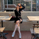 ナイロンミニスカート (Black)