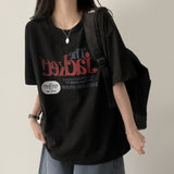 Jacket lettering short-sleeved