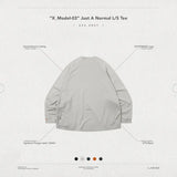 “X_Model-03”ノーマルTシャツ L/S