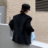 [Bellide made/boy fit] INAF Suede Slit blazer jacket
