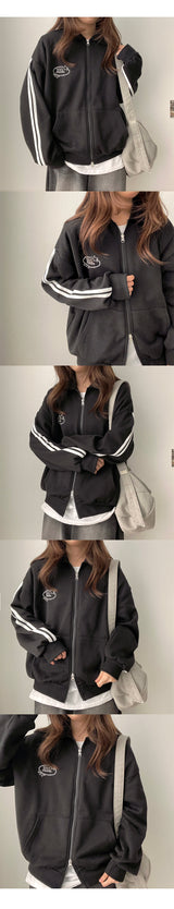 Rango Track Line Collar Two Way Zip-Up