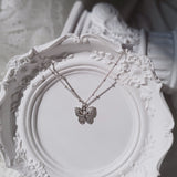 Little Butterfly Semi Choker Necklace